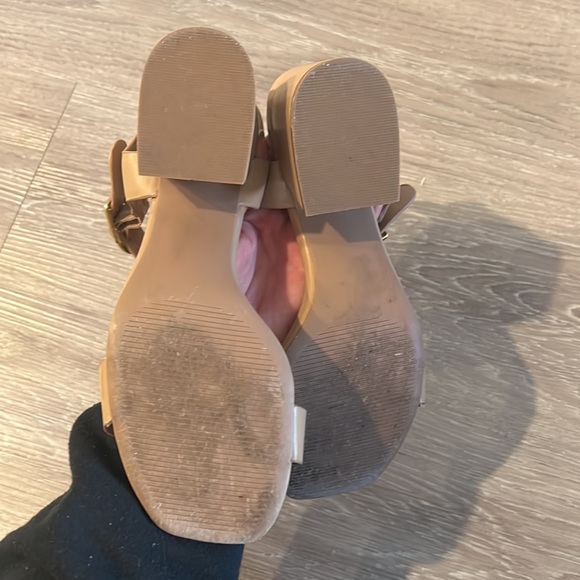 Tan Open Toe Heels - Picture 10 of 10